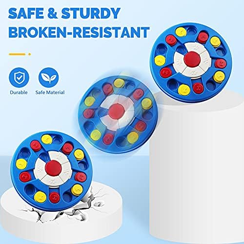 Joansan Dog Puzzle Toy, Interactive Dog Game, Mentally Stimulating Treat Dispenser for Large Dogs, Food Grade Material, Sequential Skills, Portable | Treat Dispenser & Slow Feeder for Small Medium & Large Dog Treat Training (Higher Level 2-3)