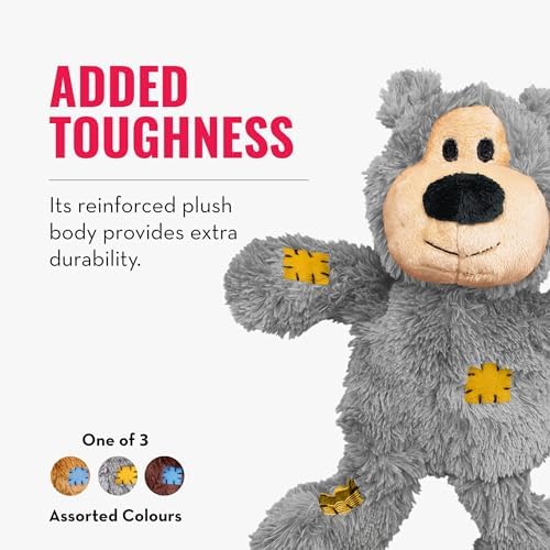 KONG Wild Knots Bear, Knotted Rope Plush Toy, for Small/Medium Dogs