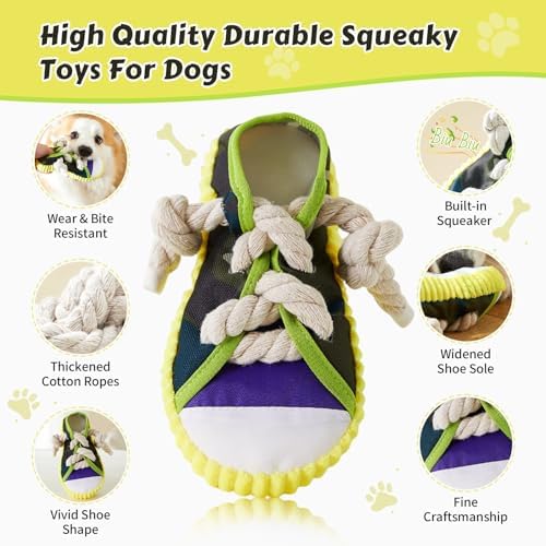Dog Chew Toys Funny Shoe Squeaky Toy for Puppy