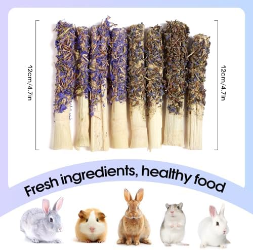 Abizoo Bunny Chew Sticks, Natural Sweet Bamboo