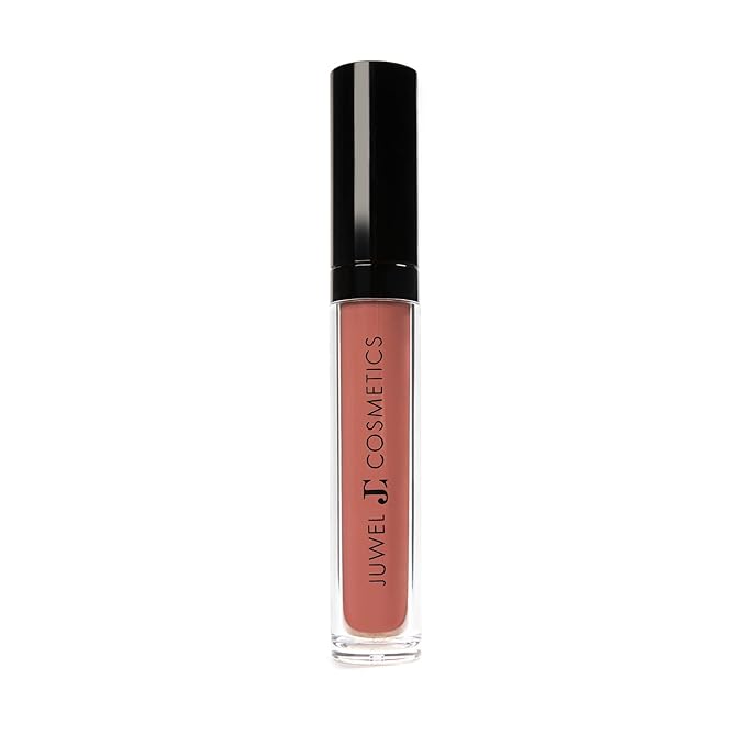 Juwel Cosmetics Liquid Lipstick for Women, High Pigment Long Lasting Lipstick, Lightweight Creamy Finish, Transfer-Proof Mineral-Based Nourishing Formula, Cruelty-Free & Lead-Free Lip Color, Bella
