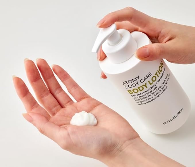 Korean Body Care Body Lotion (300ml 10.1 fl oz.) Non-Sticky Texture, Light and Refreshing