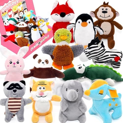 SHARLOVY Dog Squeaky Toys for Small Dogs, Pack 12