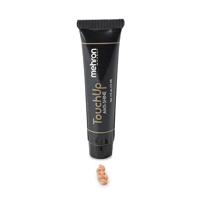 Mehron Makeup TouchUp Anti-Shine Gel | Matte Primer Face Makeup | Finishing and Primer Gel (Medium Tint)
