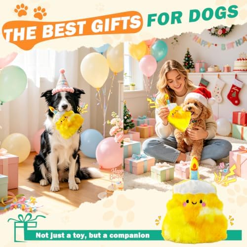 Fuufome Plush Cake Dog Toy