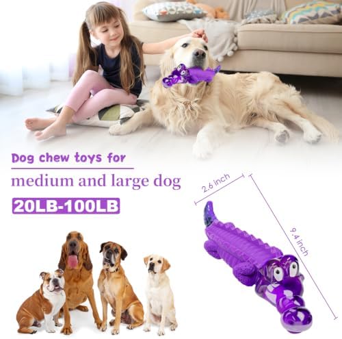 Fuufome Dog Chew Toys for Aggressive Chewers, Tough for Medium Large Breed
