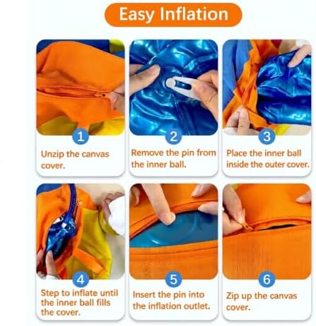 Herding Ball for Dogs, 22.3" XL Outdoor Exercise Toy for Medium Large Dogs