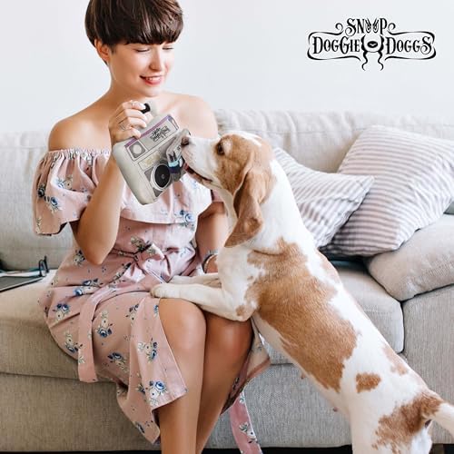 Snoop Doggie Dogs Plush Squeaky Dog Toy– Soft Interactive Chew Toy for