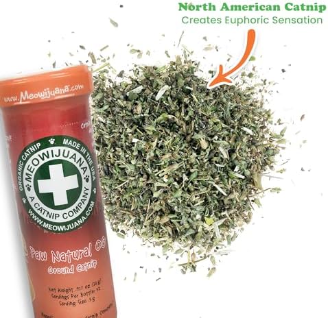 Meowijuana Get Smoked Cat Toy & Catnip Bundle | Refillable Plush, Blend