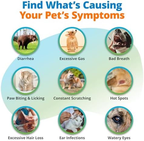 5Strands Pet Food & Environmental Sensitivity Test, 1250 Items Tested | At-home fur sample test for dogs & cats of all ages. Pinpoints food intolerances & environmental triggers. Results in 4 days