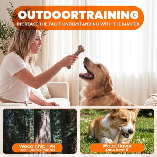Dog Toys for Aggressive Chewers, Squeaky Dog Toys for Aggressive Chewers