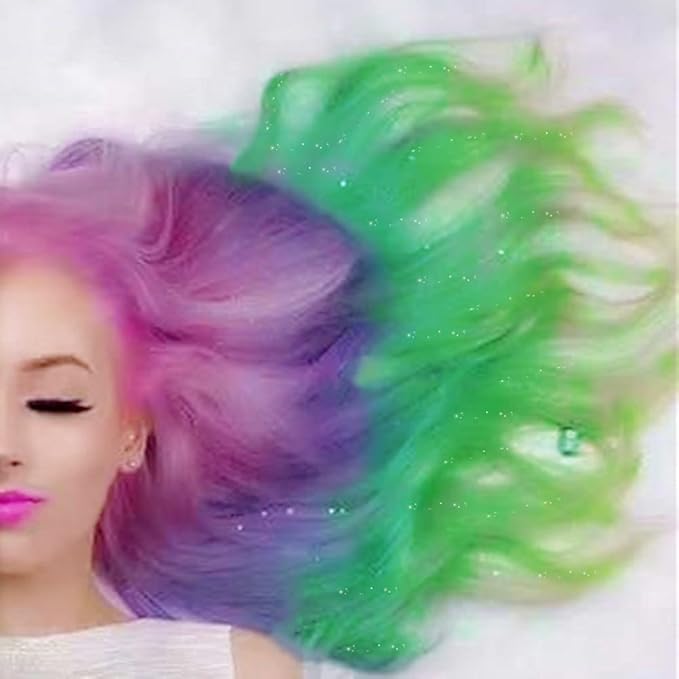 Go Ho Hair and Body Glitter Spray,Festival Glitter Dry Powder Makeup for Clothes,Green Glitter Spray Loose Sparkle Powder,Holographic Ultra Fine Glitter,St Patricks Day Accessories,10g