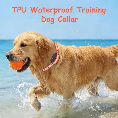 TPU Waterproof Dog Collar Replacement Strap,Easy-Clean,Odor-Resistant e Collar Strap, Shock Collar Replacement Strap Designed for Daily Training and Evening Walks.