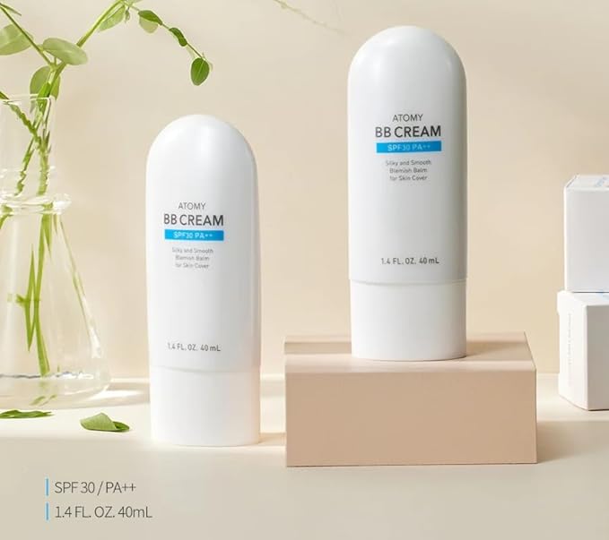 BC233 Korean BB Cream SPF30 PA++ (40ml 1.4fl oz.), Skin Care, Silky and Smooth Balm for atomy