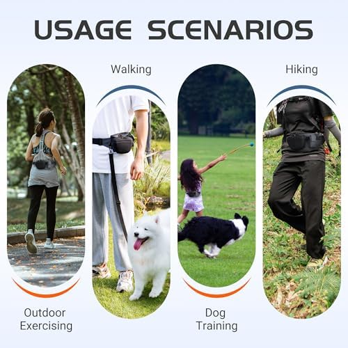 Dog Treat Pouch w a Small Removable Washable Clip on Silicone Dog Treat Bag
