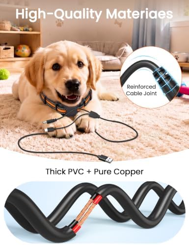 Sinoacc for Bousnic Dog Shock Collar RS2 RS2A RS2B Replacement Charger