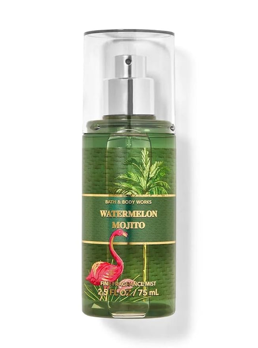 Bath & Body Works Watermelon Mojito Fine Fragrance Mist Travel Size Mini Purse Spray 2.5 Ounce (Watermelon Mojito)