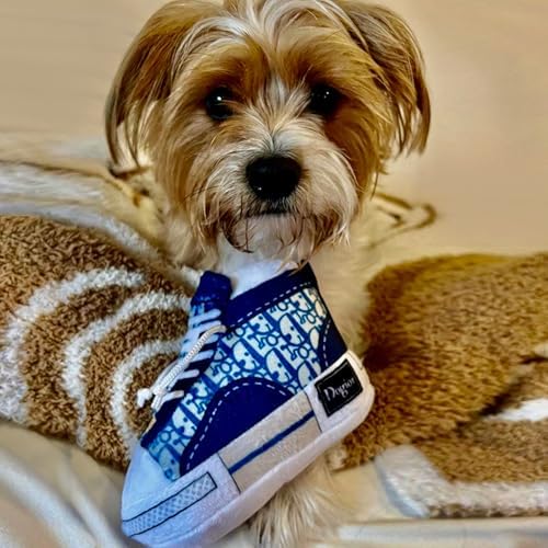 Haute Diggity Dog Dogior High-Top Tennis Shoe Plush Dog Toy Designer Parody