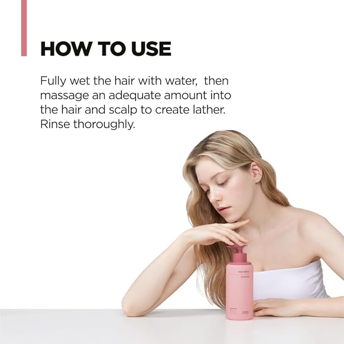 AMOS PROFESSIONAL True Repair Shampoo l Anti-Frizz & Smoothing Shampoo with Ceramide, For Dry & Damaged Hair, 16.9 fl. oz.