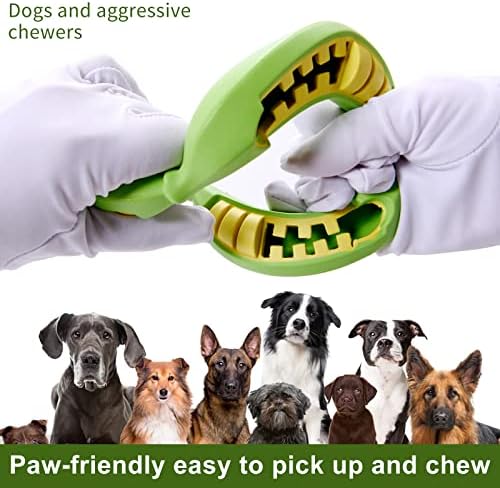 Durable Dog Chew Toys for Average Chewers - Dog Toy Treat Dispenser stuffable Tough Dog Toys for Small Medium Large Dogs Puppy Pet Teething Toys-Medium