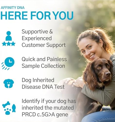 Dog Pra-prcd DNA Test | Home Sample Collection Kit for 1 Canine | Puppy Progressive Retinal Atrophy Test Kits | Results in 10-15 Working Days | A Complete Kit with No Extra Fees