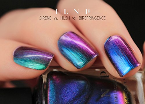 ILNP Hush - Teal, Blue, Violet, Orange, Red Ultra Chrome Color Shifting Nail Polish