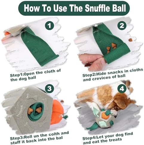 Dog Puzzle Toy, Treat Dispensing Interactive Toy for Dogs