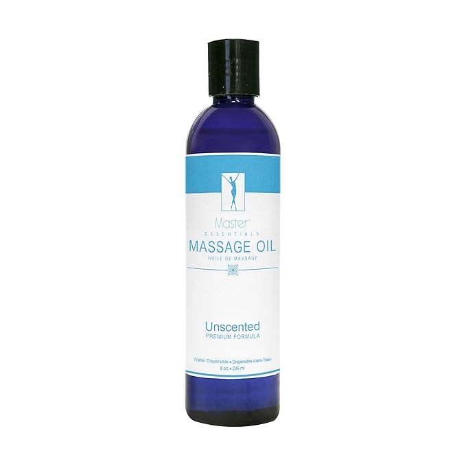 Master Massage Superior Grade Massage Oil, Unscented (8 Fluid Ounces)