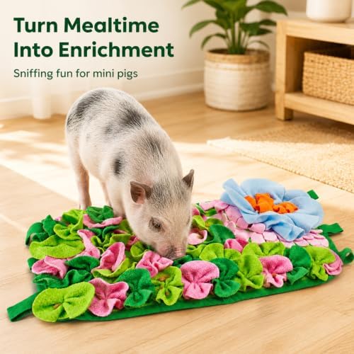 Pig Foraging Mat, Interactive Mini Pigs Enrichment Toys