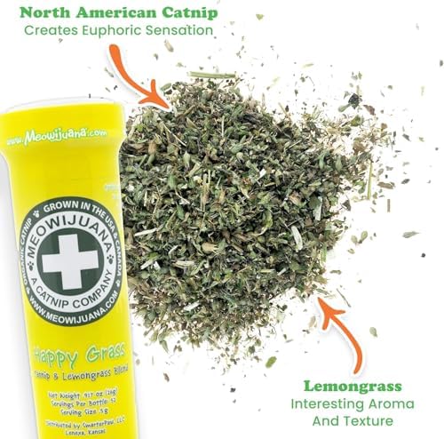 Meowijuana Get Silly Furry Fiend & Catnip Bundle | Refillable Plush + Blend