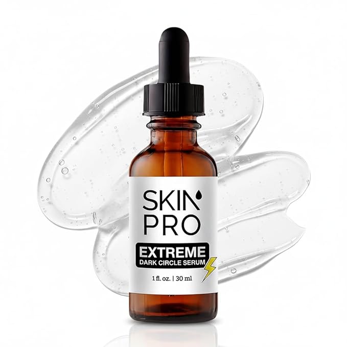 SkinPro Dark Circles Under Eye Treatment - Eye Serum Anti Aging Wrinkles, Improve Puffy Eye Bags & Uneven Skin Tone - All Skin Types, Skin Care