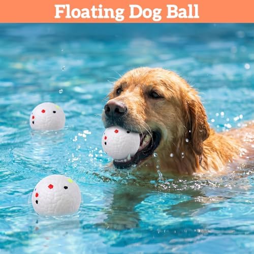 12 PCS Balls for Dogs, 2.4" Indestructible Dog Balls for Aggressive Chewers