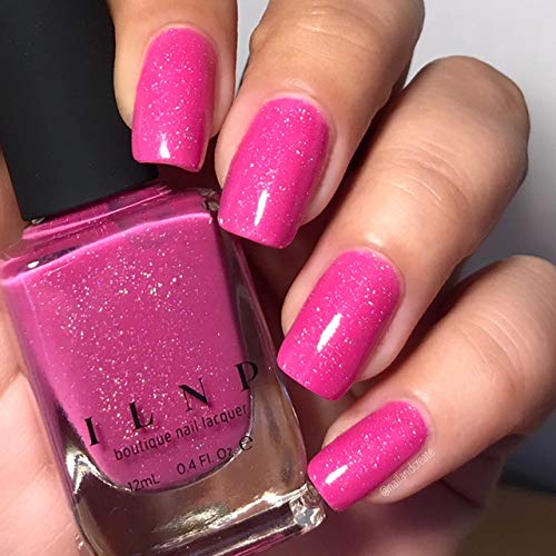 ILNP Party Hat - Deep Cerise Pink Holographic Nail Polish