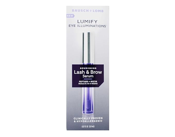 Lumify Eye Illuminations Night Eye Beauty Routine, Cleansing Water 5.4 fl oz, Brightening Eye Cream 0.5 oz, and Lash & Brow Serum 0.12 fl oz
