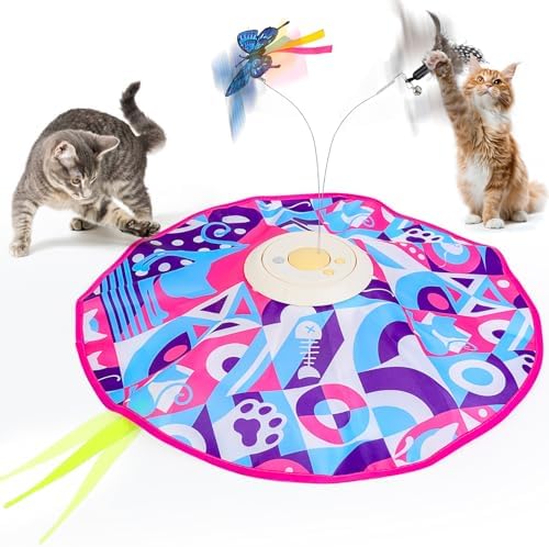 Interactive Cat Toys for Indoor Cats, Kitten Toys for Indoor Kittens,Pink