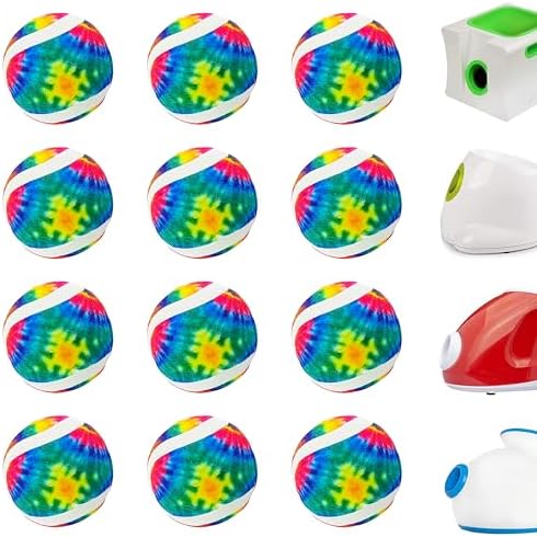 X-Small Dog Tennis Balls Dog Toys Ball 1.72" Pack of 12, Fit Ball Launchers