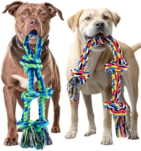 Dog Rope Toy for Large Dogs Heavy Duty Dog Chew Toys for Aggressive Chewers