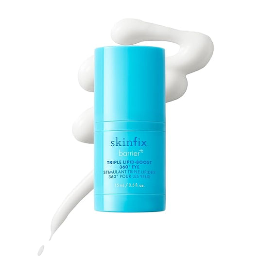 Skinfix Triple Lipid-Boost 360 Eye - 0.5 fl oz - Visibly Smooths Undereye Wrinkles & Crow’s Feet Lines with Hyaluronic Acid - Non-Comedogenic - Vegan, Cruelty Free - Founded in Canada