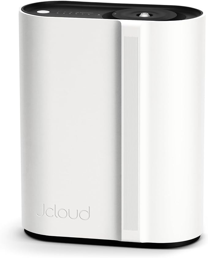 JCLOUD Hotel Scent Diffuser, Waterless Essential Oil Diffuser Cover Up to 2000 Sq Ft - HVAC Cold Air Scent Machine for Large Room, Whole Home & Office, Instant Boost Mode