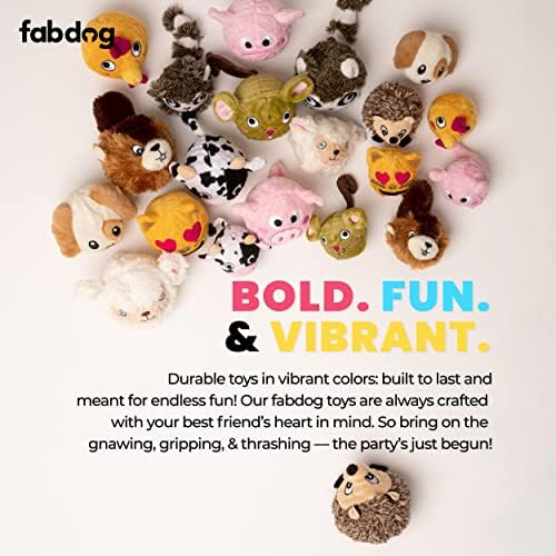 fabdog Hedgehog faball Squeaky Dog Toy (Small)