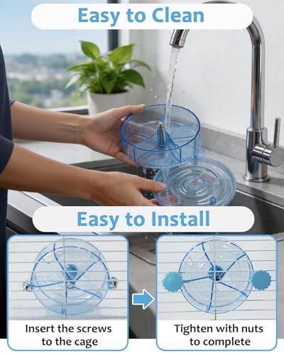 Rotating Rat Foraging Toy, Boosts Mental & Digestive Health