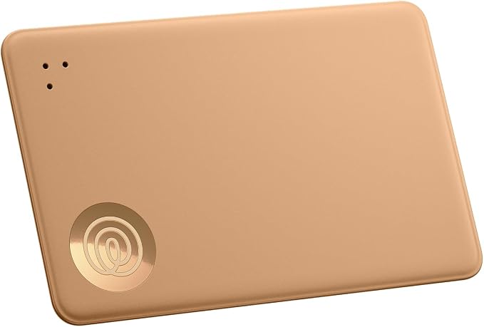 Life360 Tile Slim - Wallet Finder, Bluetooth Tracker and Item Locator for Luggage Tags, Passports and More. Both iOS and Android Compatible. Phone Finder. 1-Pack (Dune)