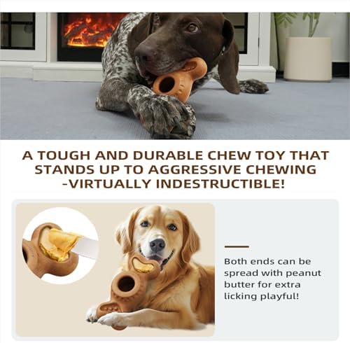 Sedioso Though Dog Toys for Aggressive Chewers, Frozen Dog Toy to Keep Them Busy, Indestructible Dog Toy for Large Medium Small Breed, Chew Toys for Dogs Reduces Anxiety & Solve Boredom
