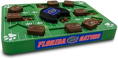 Pets First NCAA Florida Gators Puzzle Toy, Puzzle Treat Dog Toy, Interactive Dog Treat Toy, Dog Puzzle Fedding Slow Toy