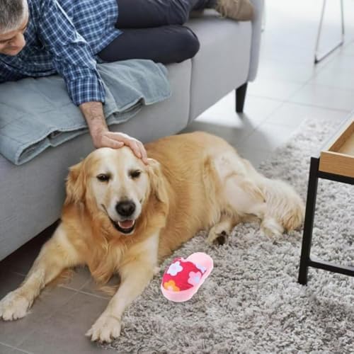 Dog Slipper Squeaker Toy, Oxford Fabric Chew Play Toy for Pets