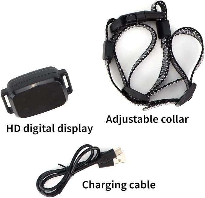 Dog Bark Collar,Rechargeable Smart Barking Collar, Anti Barking Training Collar with Sensitivity Beep Vibration Shock, Bark Shock Collar for Large Medium Small Dogs
