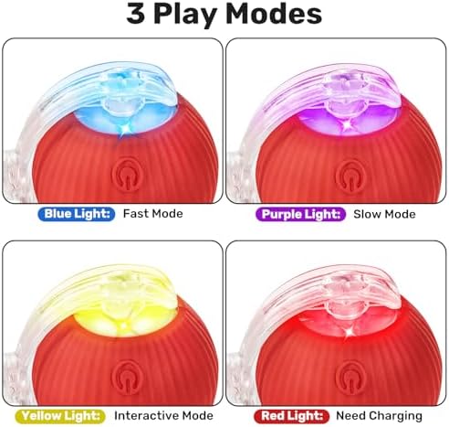 Cat Toy, Electric Interactive Toys for Indoor Cats, Red
