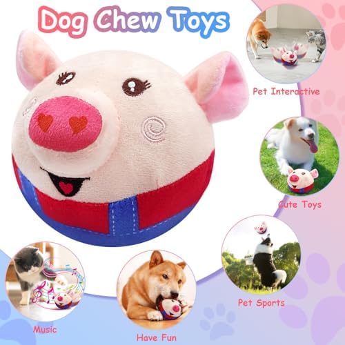 Dog Toys Ball, Interactive Dog Toys for Small Medium Large Dog