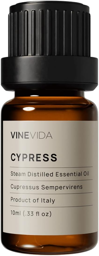 VINEVIDA Cypress Essential Oil 10 mL - Undiluted Candle Scent DIY Scents for Candlemaking Soap Making