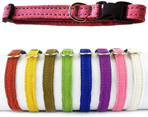 Hemp Toy Dog Collar - Rose